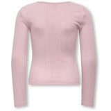 kids ONLY Bleached Mauve Kogsalsa Life L/S O-Neck Top Jrs