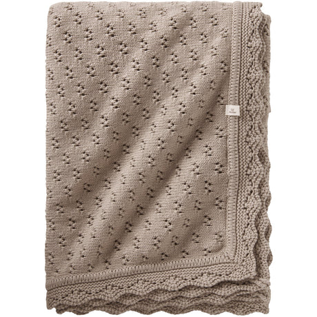 Lil'Atelier Oxford Tan Melange Nbnnilio Knit Blanket Lil