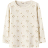 Lil'Atelier Coconut Milk Flower Yellow Nmflayo Sig Ls Slim Top Lil