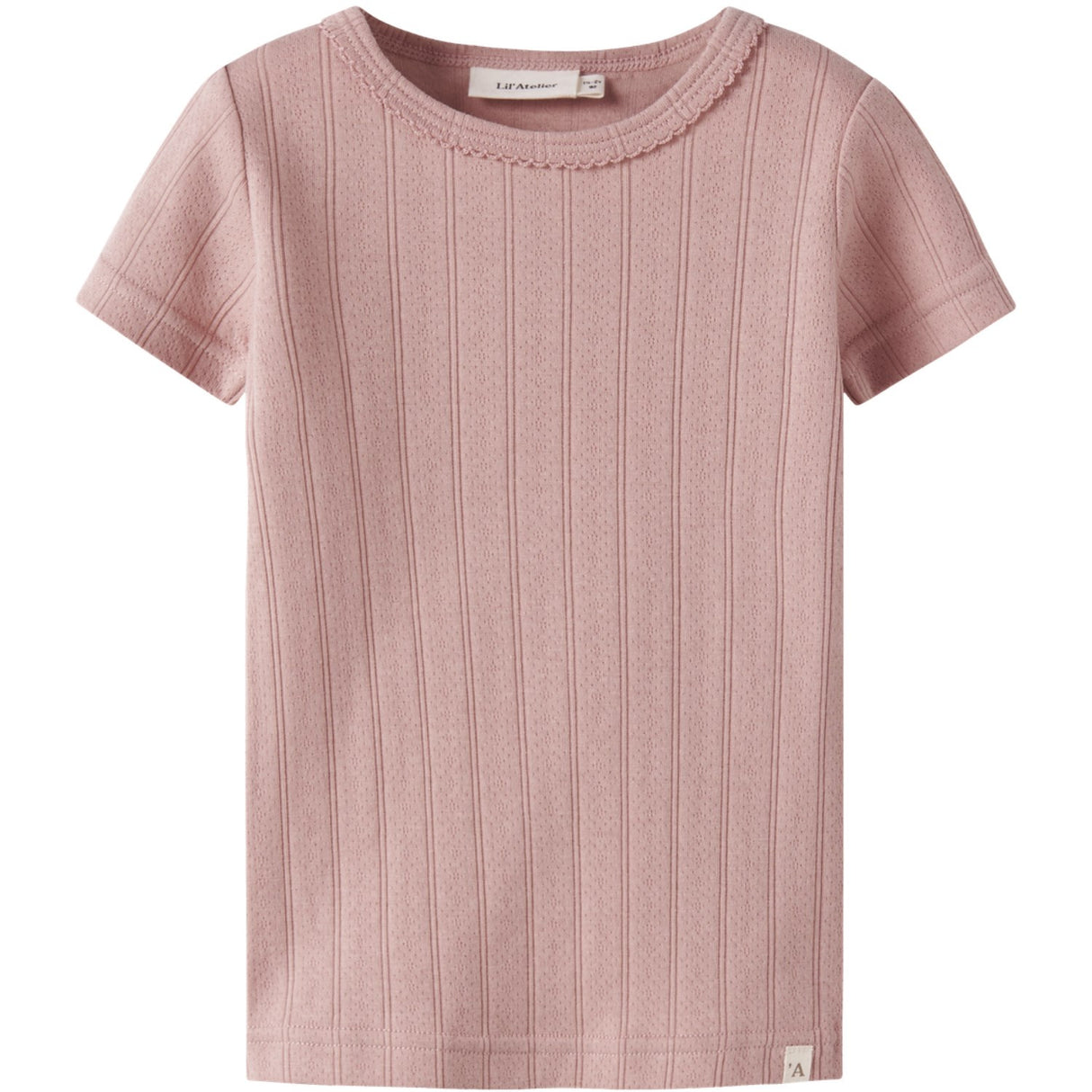 Lil'Atelier Misty Rose Nmffalina Ss Slim Top Lil