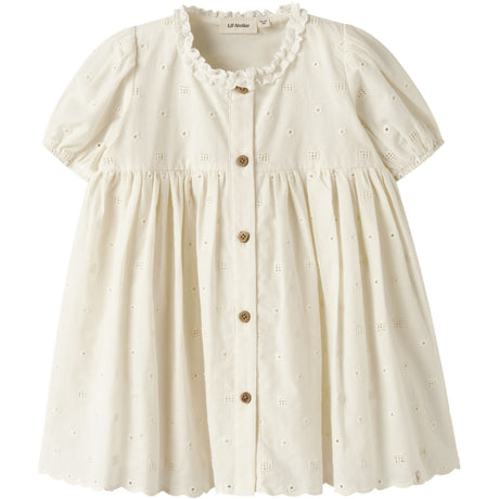 Lil'Atelier Coconut Milk Nmfflores Ss Dress Lil