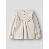 Lil'Atelier Coconut Milk Nmffoley Ls Loose Shirt Lil