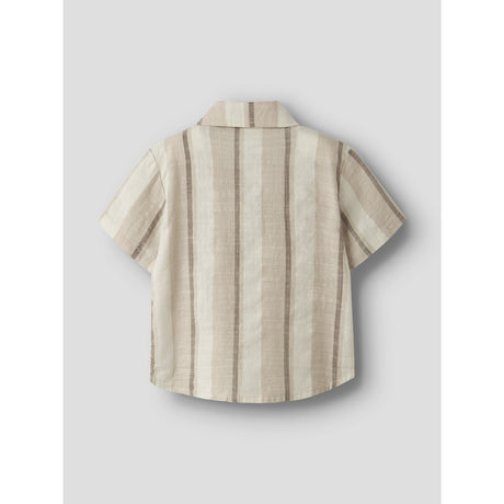 Lil'Atelier Coconut Milk Nmmfibert Ss Loose Shirt Lil