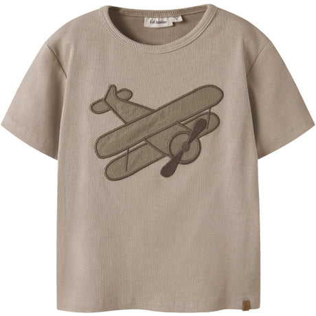 Lil'Atelier Oxford Tan Nmmhalli His Ss Loose Top Lil