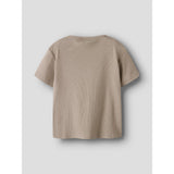 Lil'Atelier Oxford Tan Nmmhalli His Ss Loose Top Lil