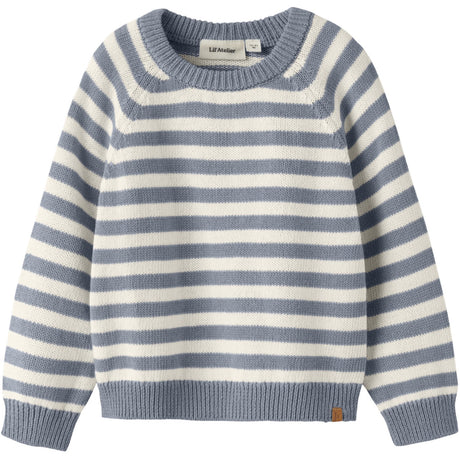 Lil'Atelier Coconut Milk Tradewinds Nmmdason Ls Knit Lil