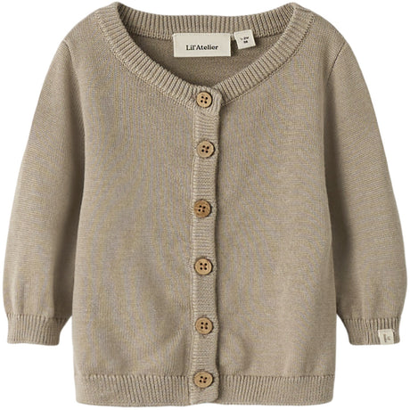 Lil'Atelier Oxford Tan Nbnduno Ls Knit Card Lil