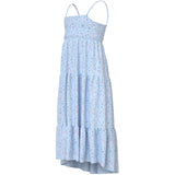 Name It Ice Water Small Floral Nkfvinaya Strap Maxi Dress