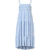 Name It Ice Water Small Floral Nkfvinaya Strap Maxi Dress
