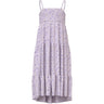 Name It Lavender Fog Small Floral Nkfvinaya Strap Maxi Dress