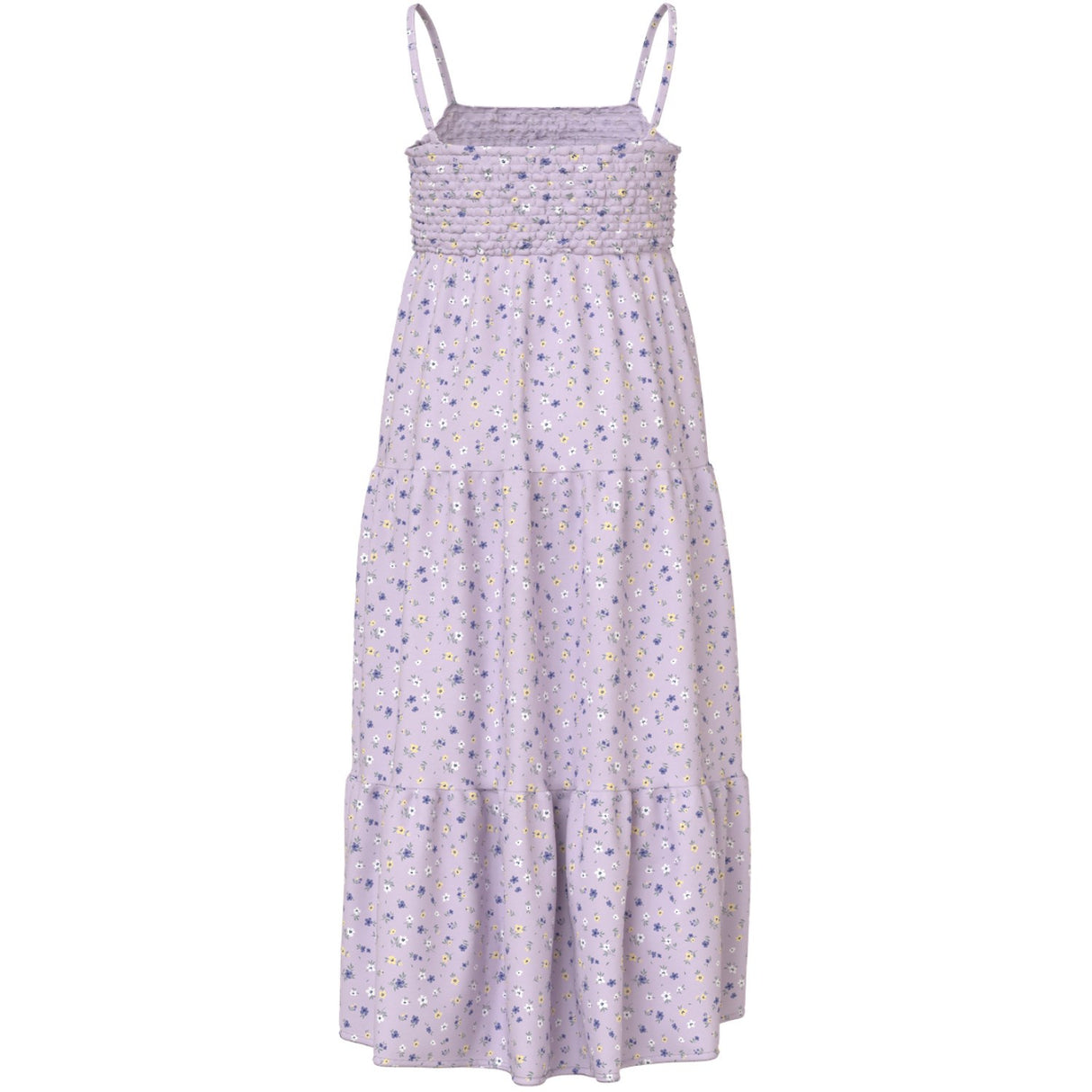 Name It Lavender Fog Small Floral Nkfvinaya Strap Maxi Dress