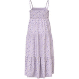 Name It Lavender Fog Small Floral Nkfvinaya Strap Maxi Dress