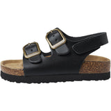 Name it Black Filbert Sandal