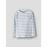 Name It Blue Fog Cloud Dancer Nmmdekab Slim Ls Top