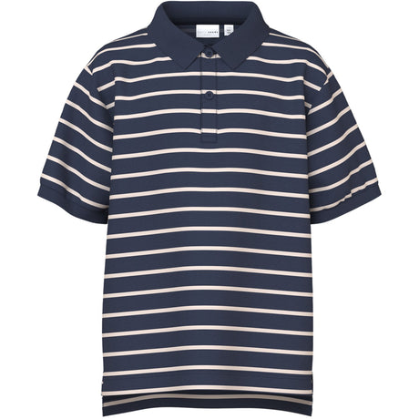 Name It Navy Blazer Chateau Gray Nkmvolo Ss Nreg Polo