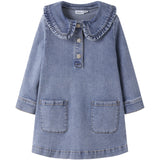 Name It Medium Blue Denim Nmfgia Dnm Ls Dress 2221-Iz D