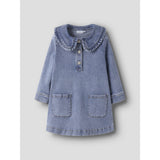 Name It Medium Blue Denim Nmfgia Dnm Ls Dress 2221-Iz D