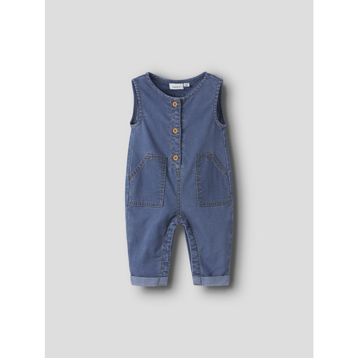 Name It Medium Blue Denim Nbmeddie Bag Dnm Overall 1103-Yb F