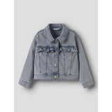 Name It Light Blue Denim Nmfjulia Dnm Frill Jacket 6006-Yb F