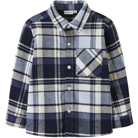 Name It Blue Fog Nmmdetul Ls Overshirt