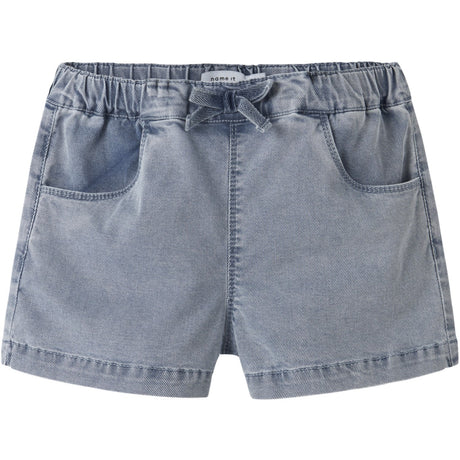 Name It Light Blue Denim Nmfbella Baggy Dnm Shorts 6006-Yb F
