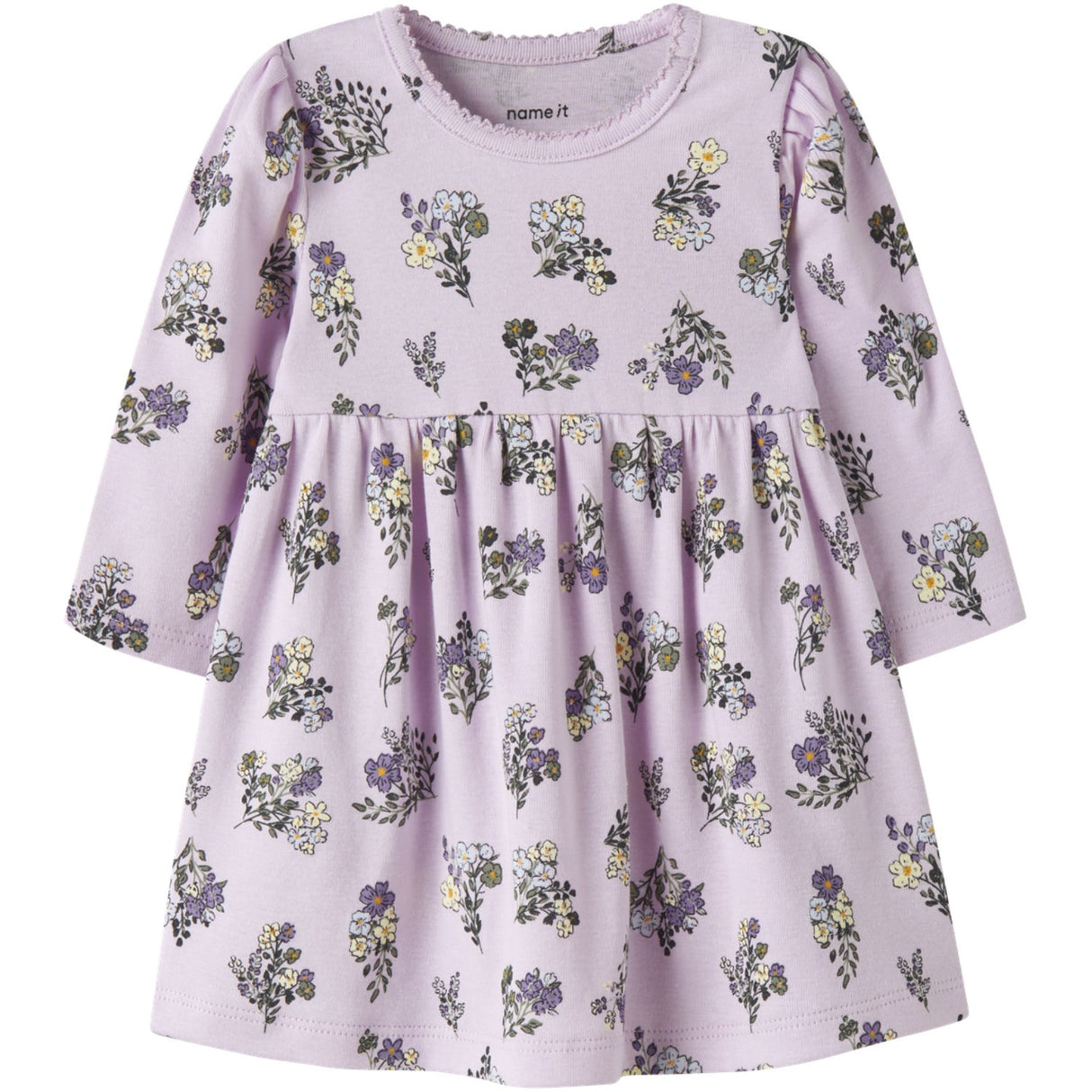 Name It Lavender Fog Nbfdoritta Ls Dress
