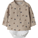 Name It Chateau Gray Nbmdutty Ls Shirt Body