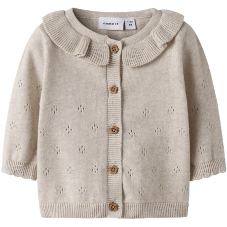 Name It Peyote Melange Nbfdiame Ls Knit Card