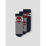 Name It Navy Blazer Nmmfranky Spider 3P Socks Mar