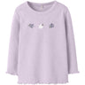 Name It Lavender Fog Nmfdari Ls Slim Top