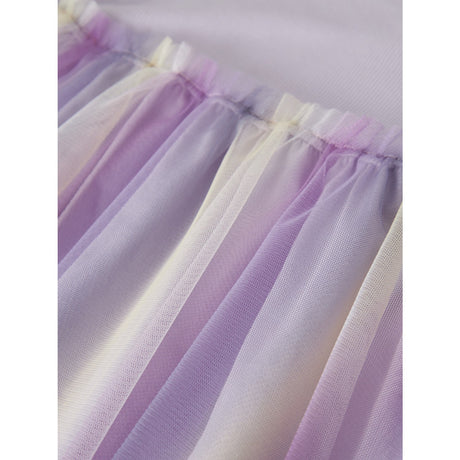Name It Lavender Fog Nmfdotiana Ls Dress