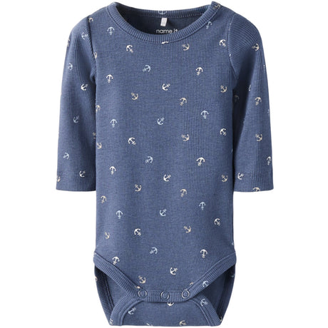 Name It Vintage Indigo Nbmfanchor Ls Body