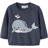 Name It Vintage Indigo Nbmfosea Ls Knit Box