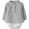 Name It Cloud Dancer Navy Blazer Nbmfar Ls Shirtbody