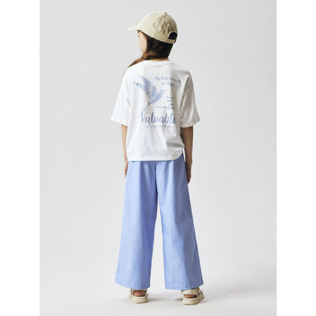 Name It Purple Impression Rainstone Nkffloritta Wide Pants