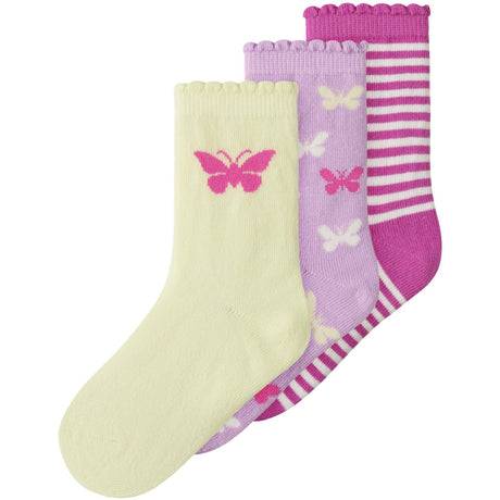 Name It Pear Sorbet Nmffjola 3P Socks