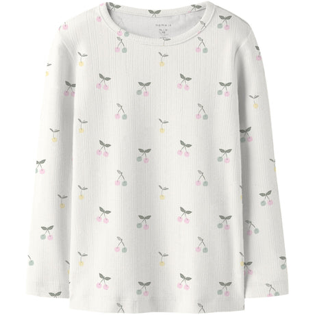 Name It Cloud Dancer Nmfficherry Ls Slim Top