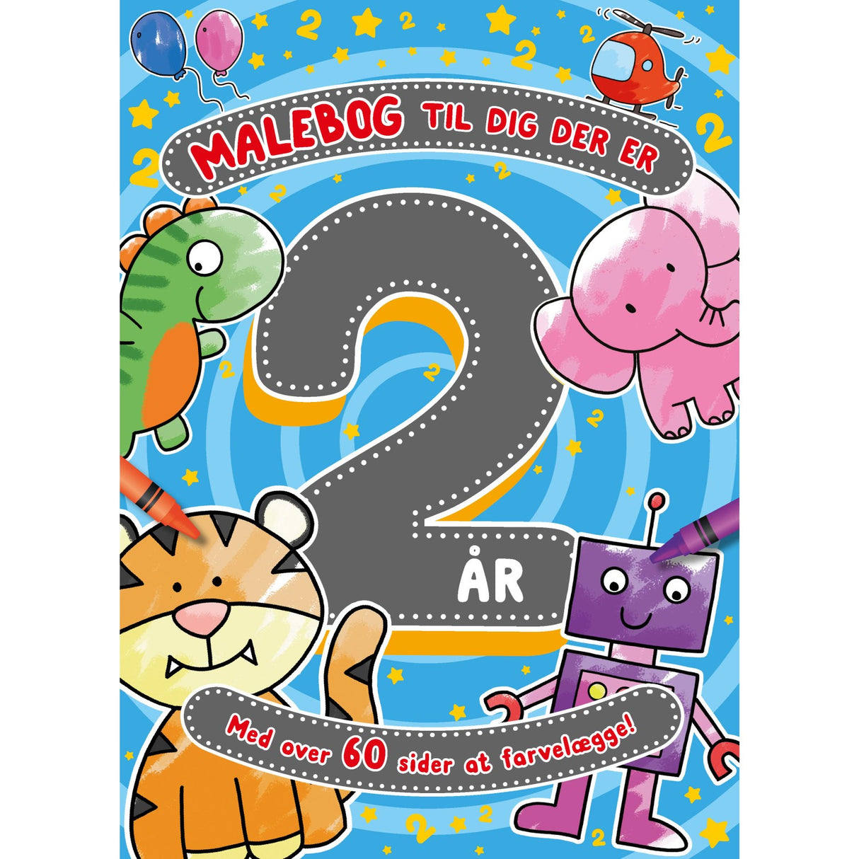 Forlaget Tukan Coloring Book Til Dig Der Er 2 År