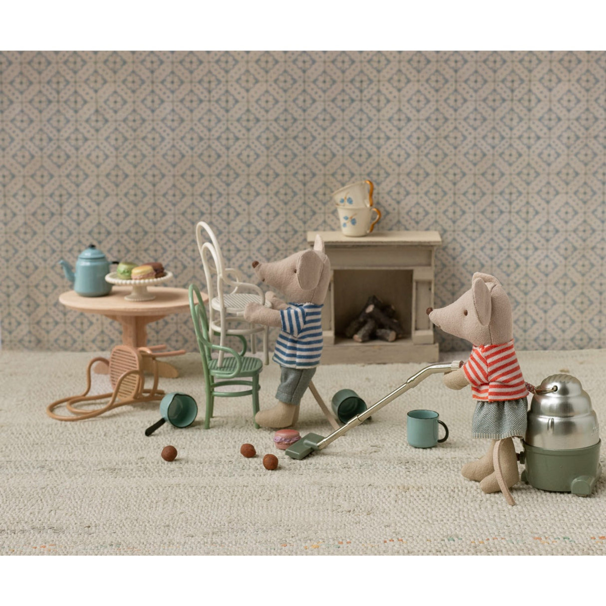 Maileg Vintagestol, Mus, Mint