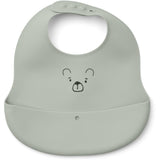 LIEWOOD Mr Bear Dove Blue / Whale Blue Ember Printed Bib 2-pack