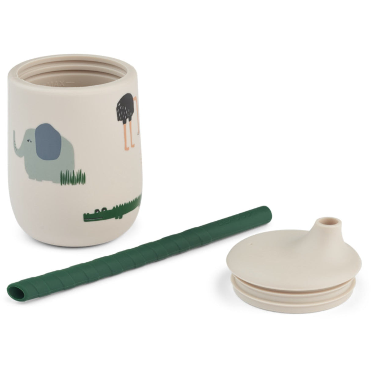 LIEWOOD Safari Sandy Mix Ellis Printed Sippy Cup 230ml