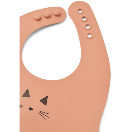 LIEWOOD Cat Appleblossom / Tuscany Rose Ember Printed Bib 2-pack