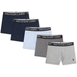 Polo Ralph Lauren Office Blue Cotton Stretch 5-Pack Boxer