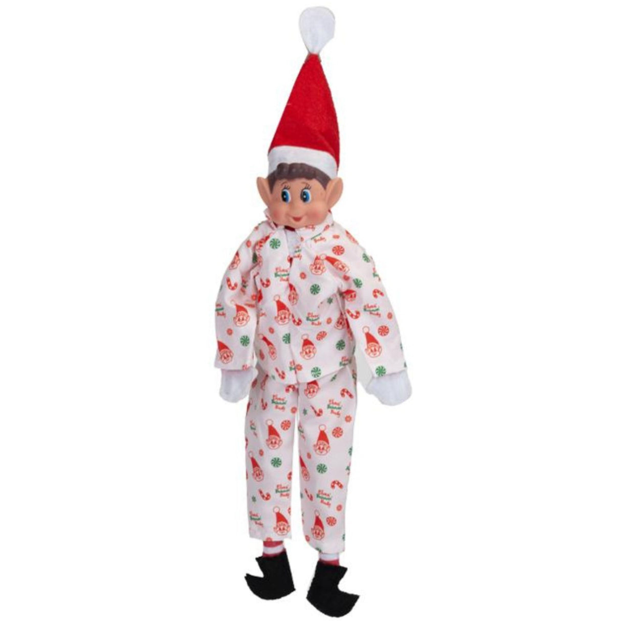 Elves Behavin' Badley White Elf Design Pyjamas 2 Asst.