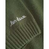 Les Deux Kids Chive Green Brad Roundneck Knit Kids