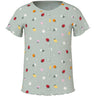 Name It Pale Aqua Fruit Flowers Nmfvemia Aop Ss Slim Top