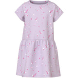 Name It Lavender Fog White Florals Nmfvilinse Capsl Dress