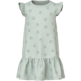 Name It Pale Aqua Sea Shells Green Nmfvida Capsl Dress