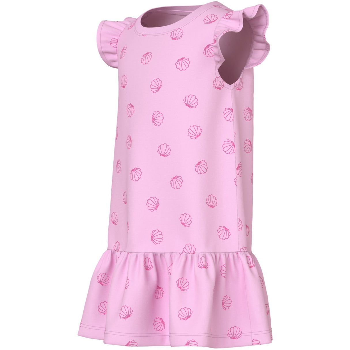 Name It Pirouette Sea Shells Pink Nmfvida Capsl Dress