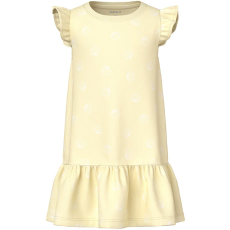 Name It Pear Sorbet Sea Shells White Nmfvida Capsl Dress
